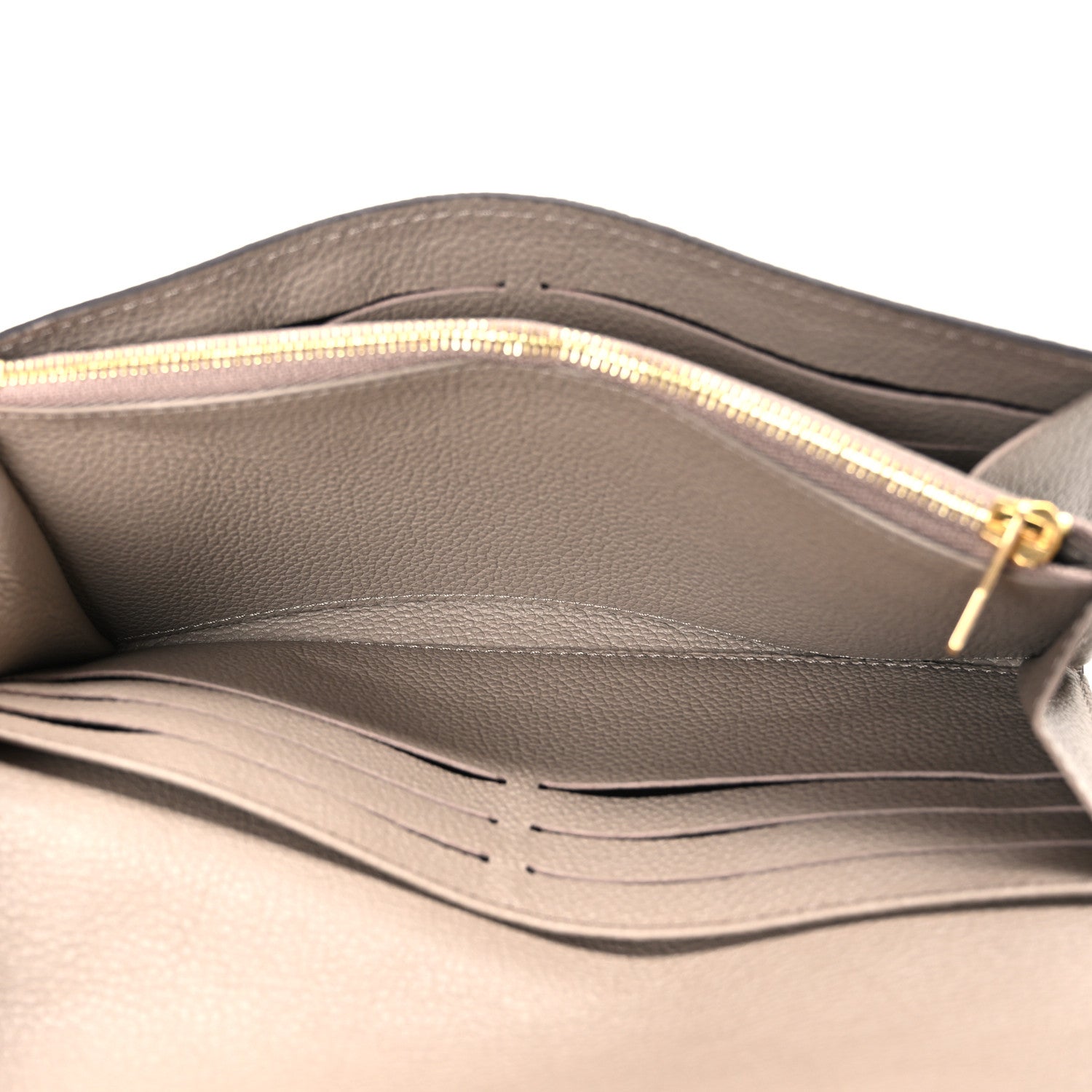 Louis Vuitton Empreinte Monogram Giant Sarah Wallet Tourterelle Creme 5 of 6