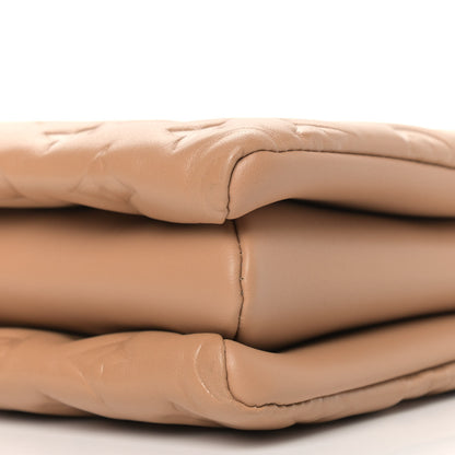 Louis Vuitton Lambskin Embossed Monogram Coussin PM Camel 8 of 8