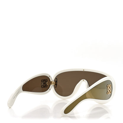Loewe Acetate Anagram Wave Mask Sunglasses LW40108I Ivory 4 of 7
