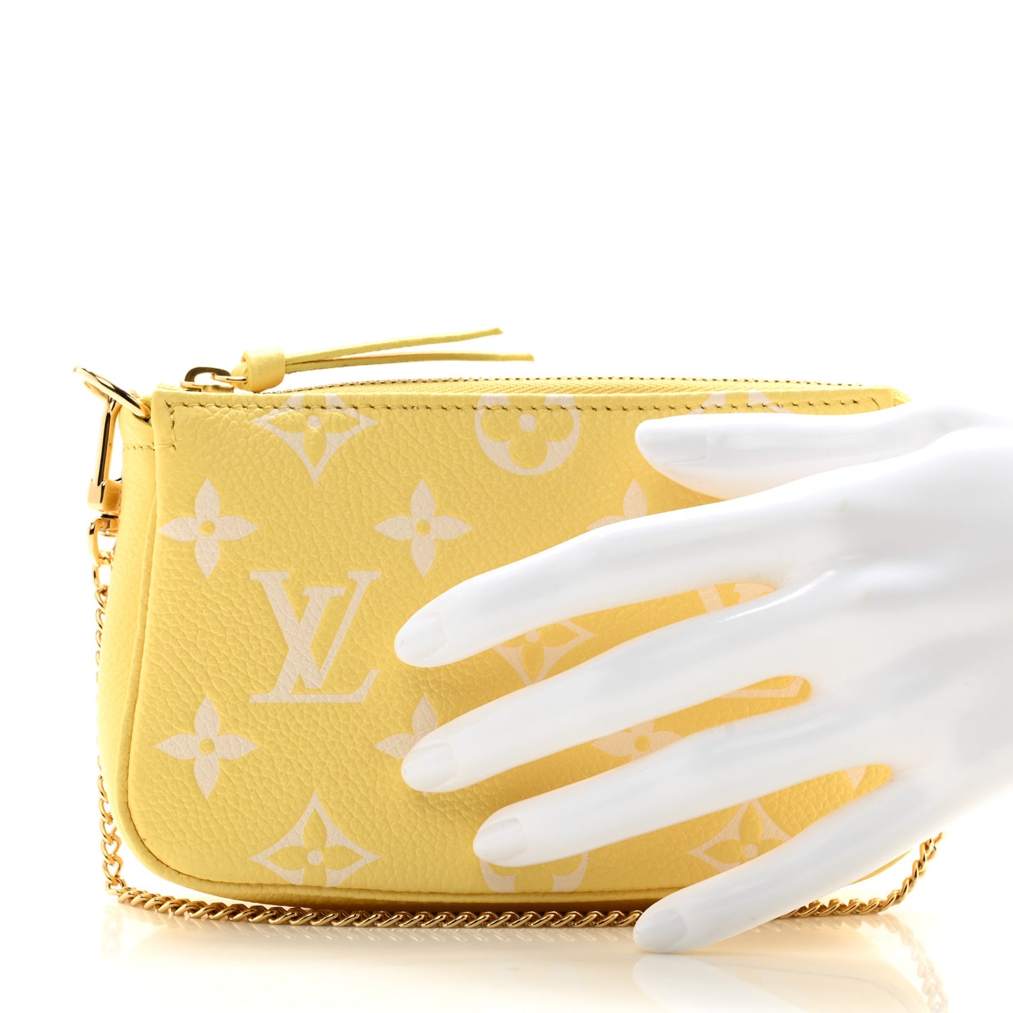Empreinte Monogram Mini Pochette Accessories Lemon Curd Yellow