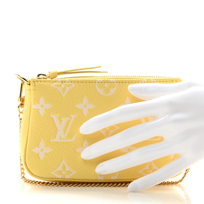 Louis Vuitton Empreinte Monogram Mini Pochette Accessories Lemon Curd Yellow 2 of 7