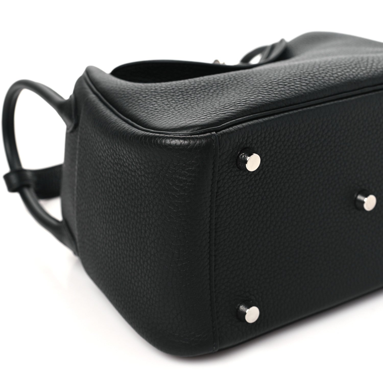 Hermes Taurillon Clemence Lindy 26 Black 9 of 11