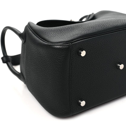 Hermes Taurillon Clemence Lindy 26 Black 9 of 11