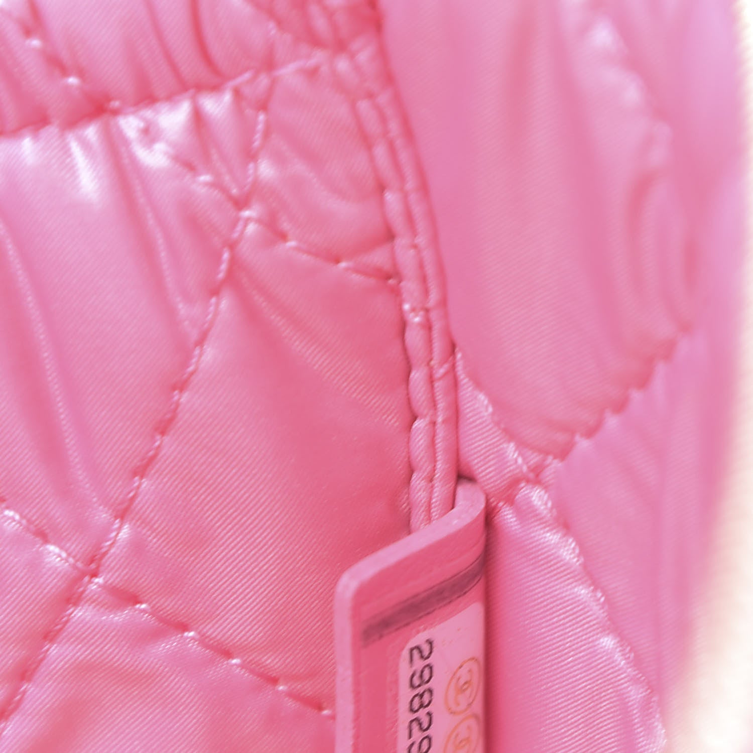 Chanel Caviar Quilted Large Vanity Pouch Pink 7 of 11