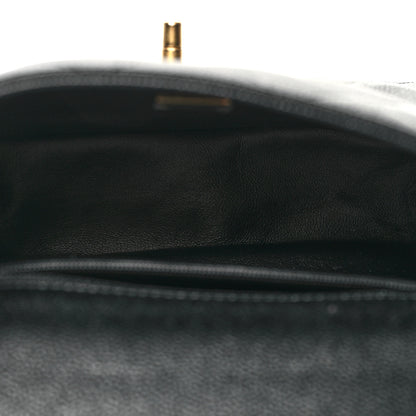 Chanel Caviar Quilted Mini Sweetheart Flap Black 5 of 10