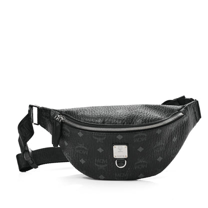 MCM Visetos Small Stark Belt Bag Black 1 of 8