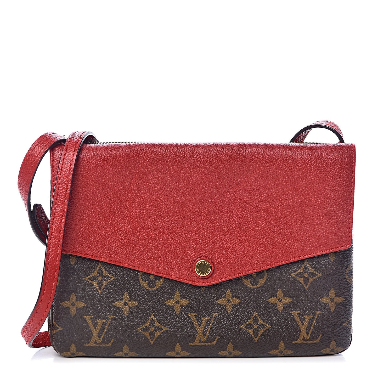 Monogram Twice Pochette Cherry