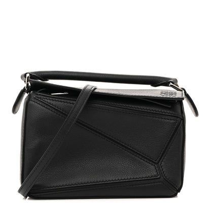 Loewe Calfskin Mini Puzzle Bag Black 1 of 21