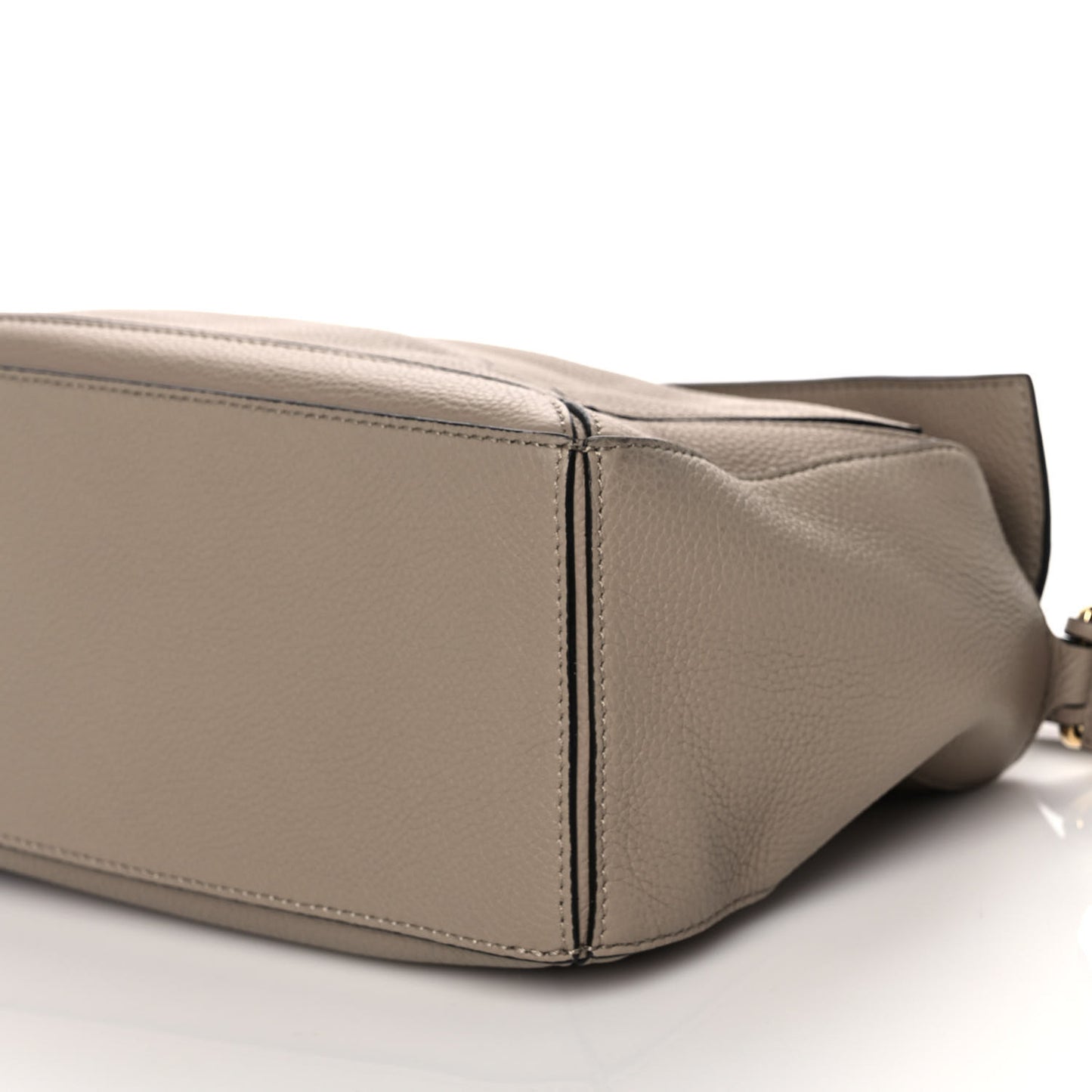 Grained Calfskin Small Puzzle Bag Sand