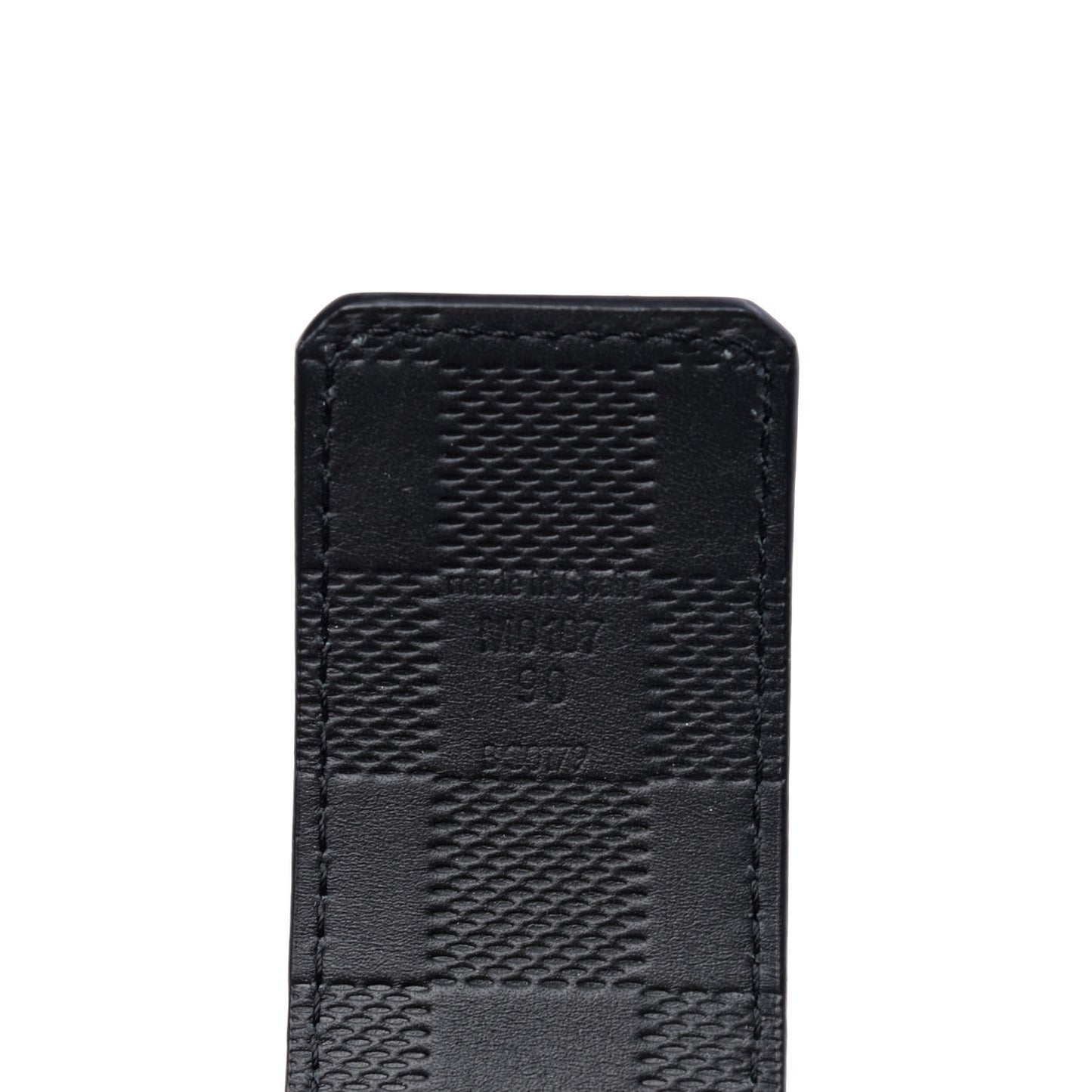 Damier Infini 40mm LV Initiales Belt 90 36 Black