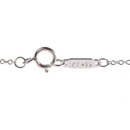 Tiffany Platinum Diamond Petals Key Pendant Necklace 8 of 8