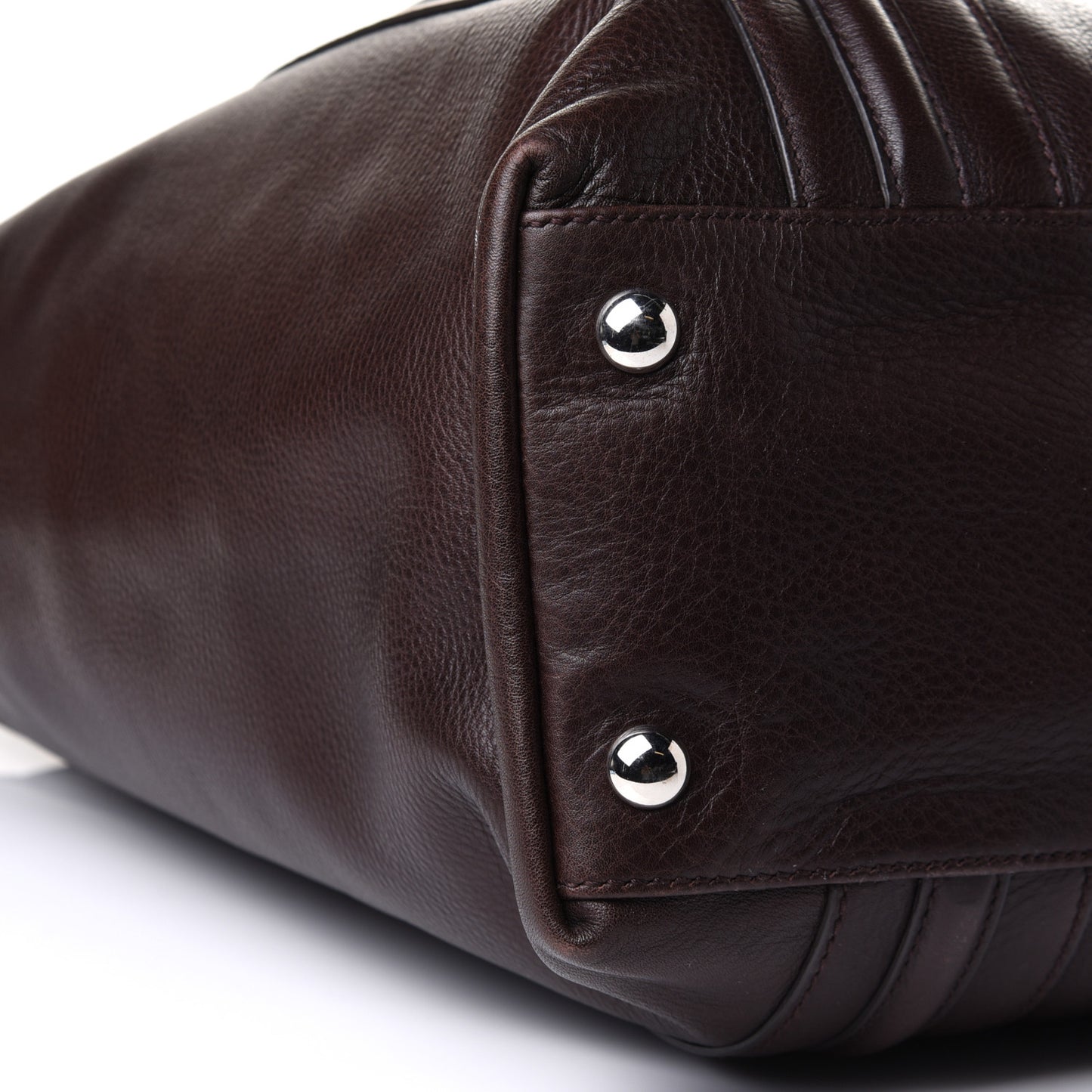 Calfskin Large Tote Brown