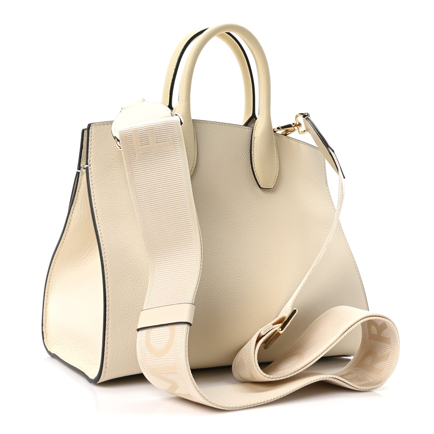 Calfskin Medium Studio Soft Bag Mascarpone