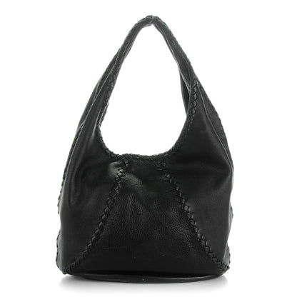 Bottega Veneta Cervo Deerskin Large Hobo Nero Black 1 of 8
