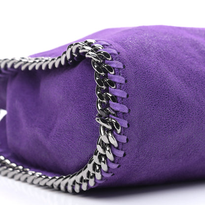 Stella McCartney Shaggy Deer Mini Falabella Fold Over Tote Bright Purple 8 of 9