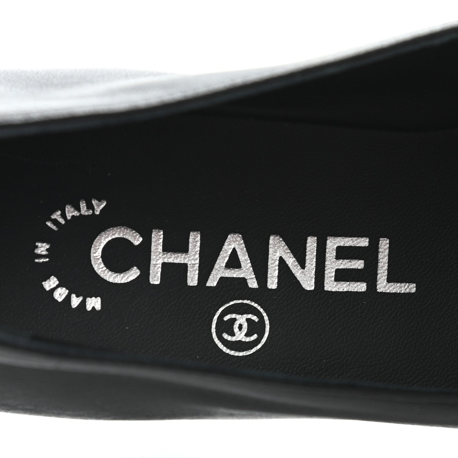Chanel Lambskin CC Chain Mocassin Loafers 36.5 Black 8 of 10