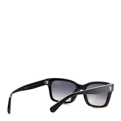 Chanel Acetate Polarized Square Sunglasses 5417-A Black 4 of 9