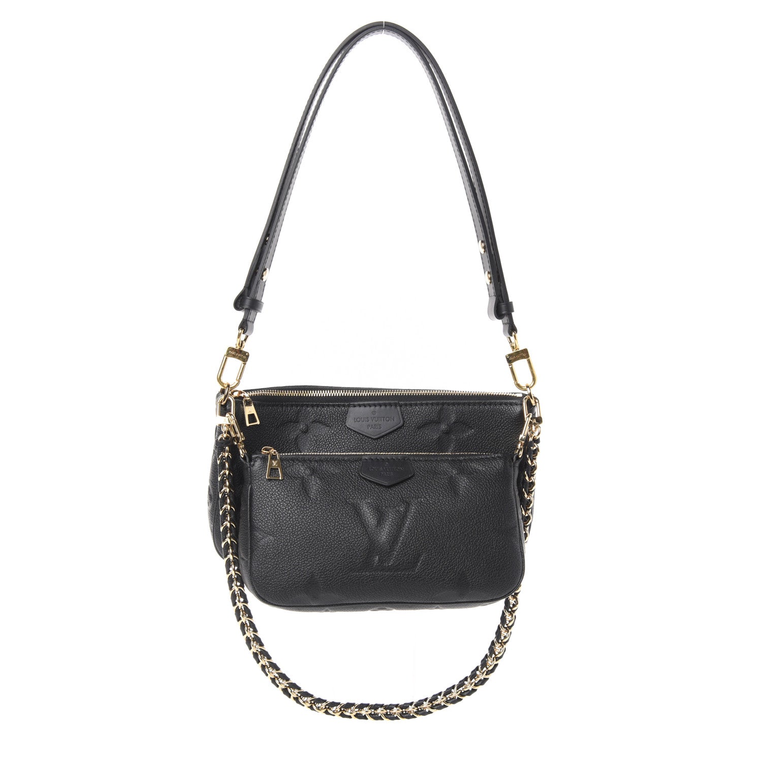 Louis Vuitton Empreinte Monogram Giant Multi Pochette Accessories Black 1 of 11