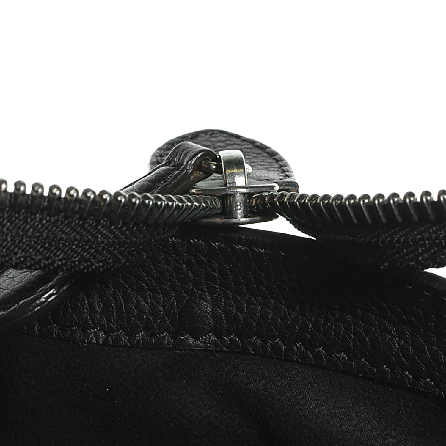 Celine Drummed Calfskin Shoulder Luggage Black 8 of 8