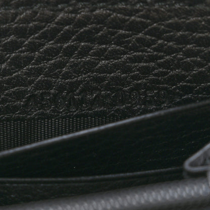 Gucci Dollar Calfskin GG Marmont Zip Around Wallet Black 7 of 11