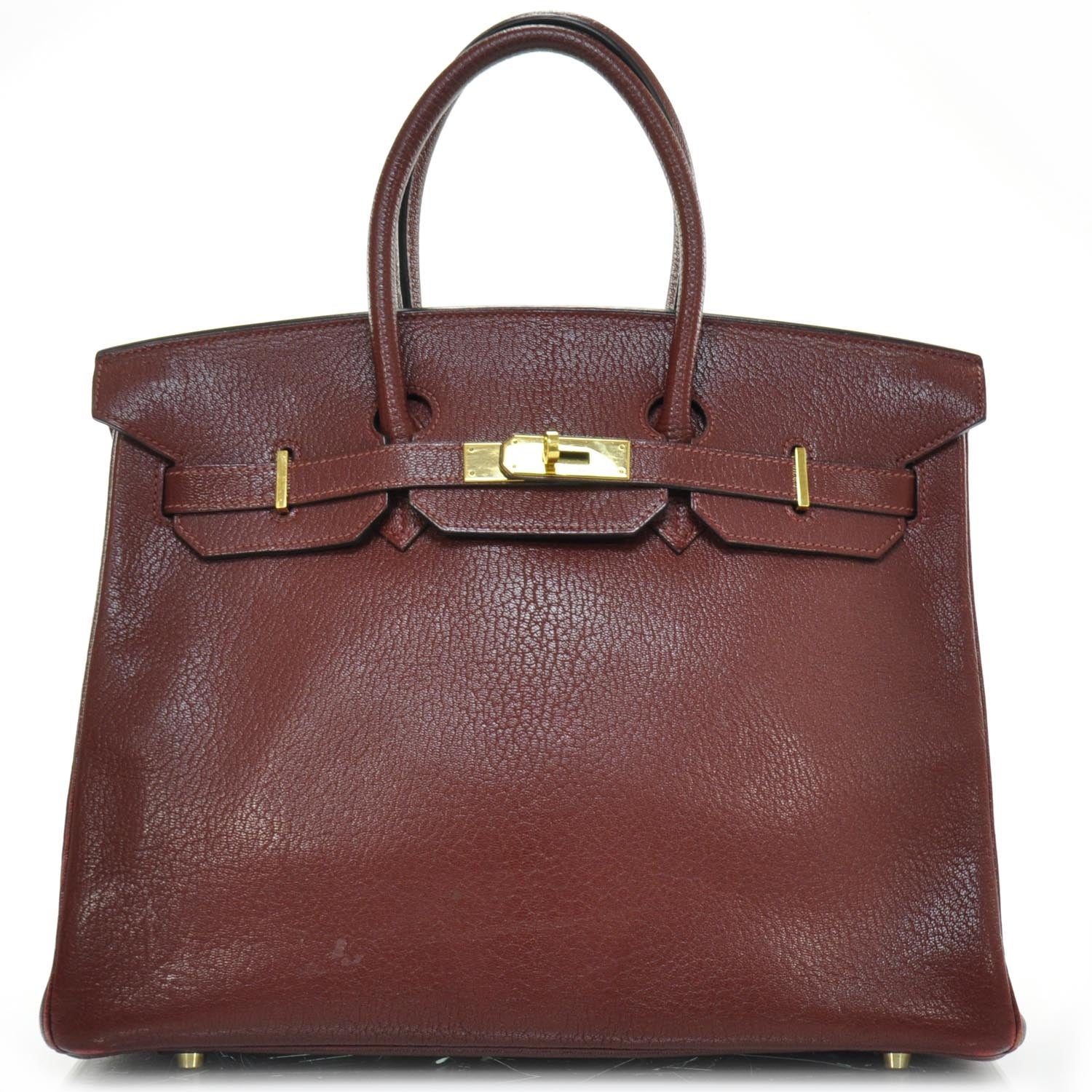 Hermes Chevre de Coromandel Birkin 35 Rouge H 1 of 9