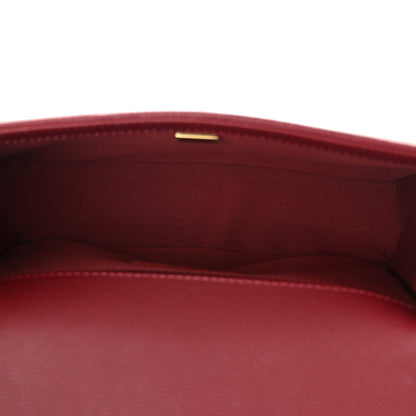 Chanel Caviar Quilted Medium Boy Flap Dark Red 5 of 11