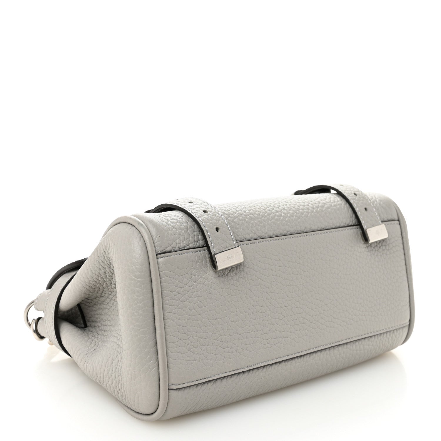 Mulberry Heavy Grain Mini Alexa Pale Grey 4 of 9