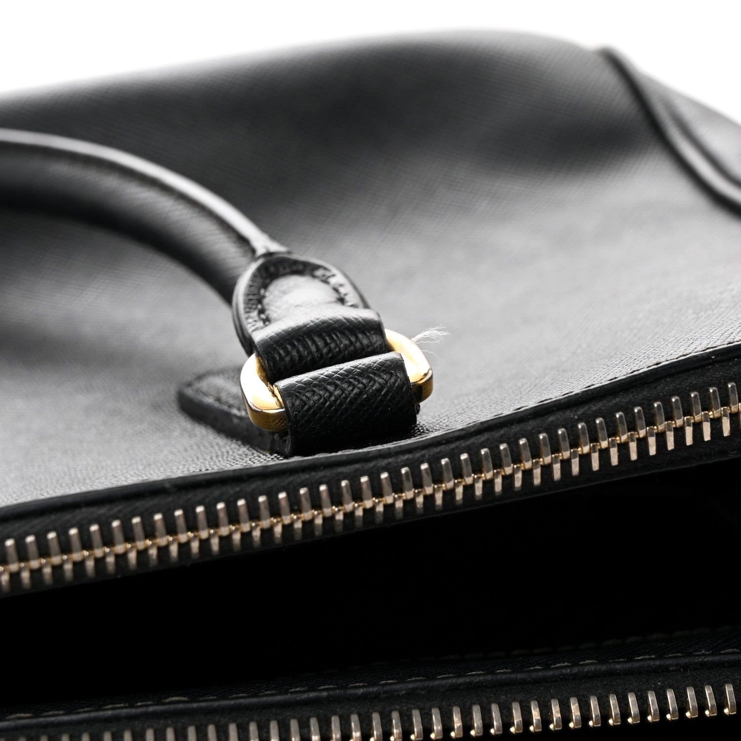 Prada Saffiano Medium Galleria Double Zip Tote Black 10 of 19