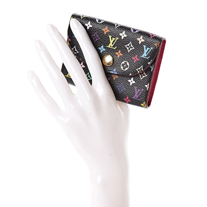 Louis Vuitton Monogram Multicolor Business Card Holder Black Grenade 2 of 6