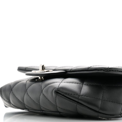 Chanel Calfskin Quilted CC Uniform Flap Belt Bag Black 11 of 11