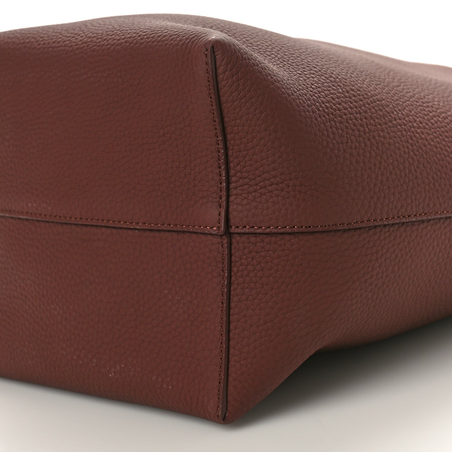 The Row Grained Calfskin Medium N/S Park Tote Cognac 9 of 9