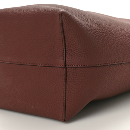 The Row Grained Calfskin Medium N/S Park Tote Cognac 9 of 9