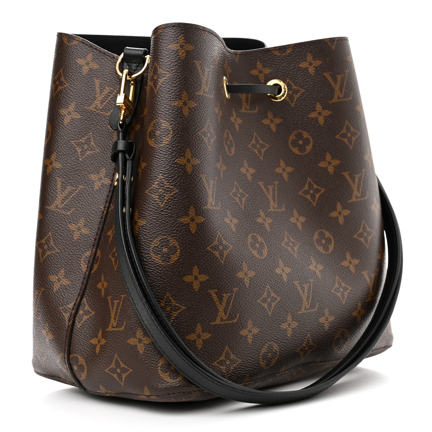 Louis Vuitton Monogram Neonoe MM Black 3 of 9