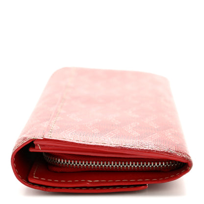 Goyard Goyardine Varenne Long Wallet Red 10 of 10