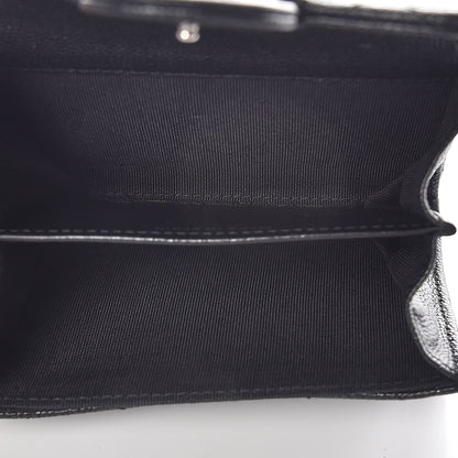 Chanel Caviar Quilted Flap Card Holder Wallet Black 6 of 12