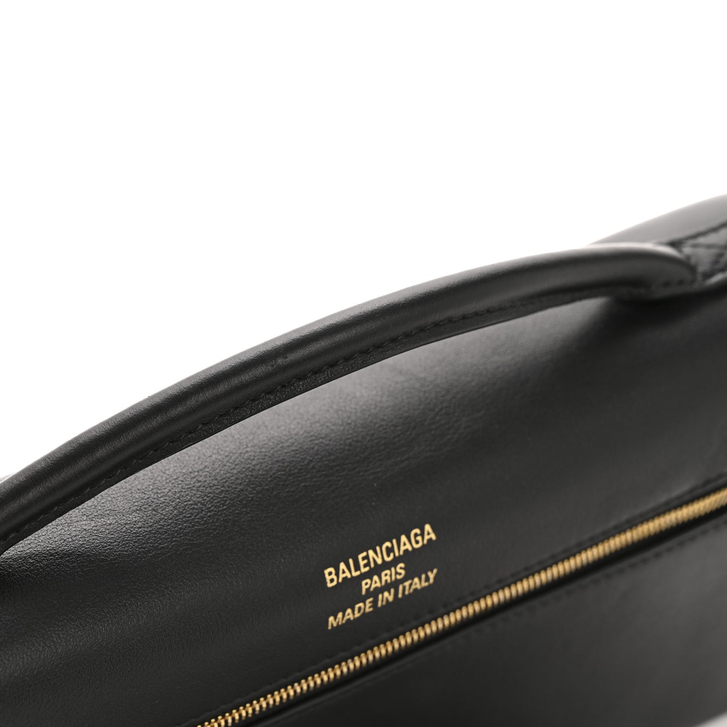 Smooth Calfskin Small Bel Air Clutch On Strap Black Black