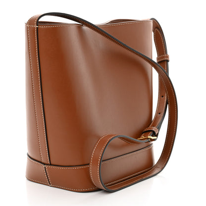Celine Smooth Calfskin Small Cuir Triomphe Bucket Bag Tan 3 of 11