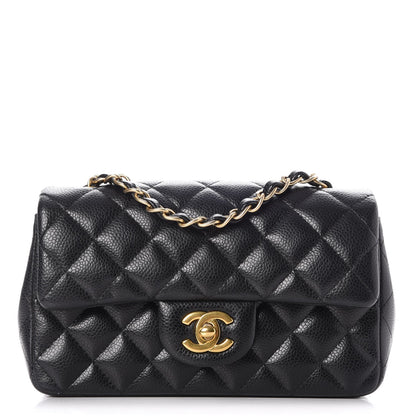 Chanel Caviar Quilted Mini Rectangular Flap Black 1 of 7