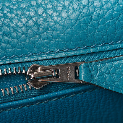 Hermes Taurillon Clemence Kelly Retourne 35 Bleu Izmir 9 of 33