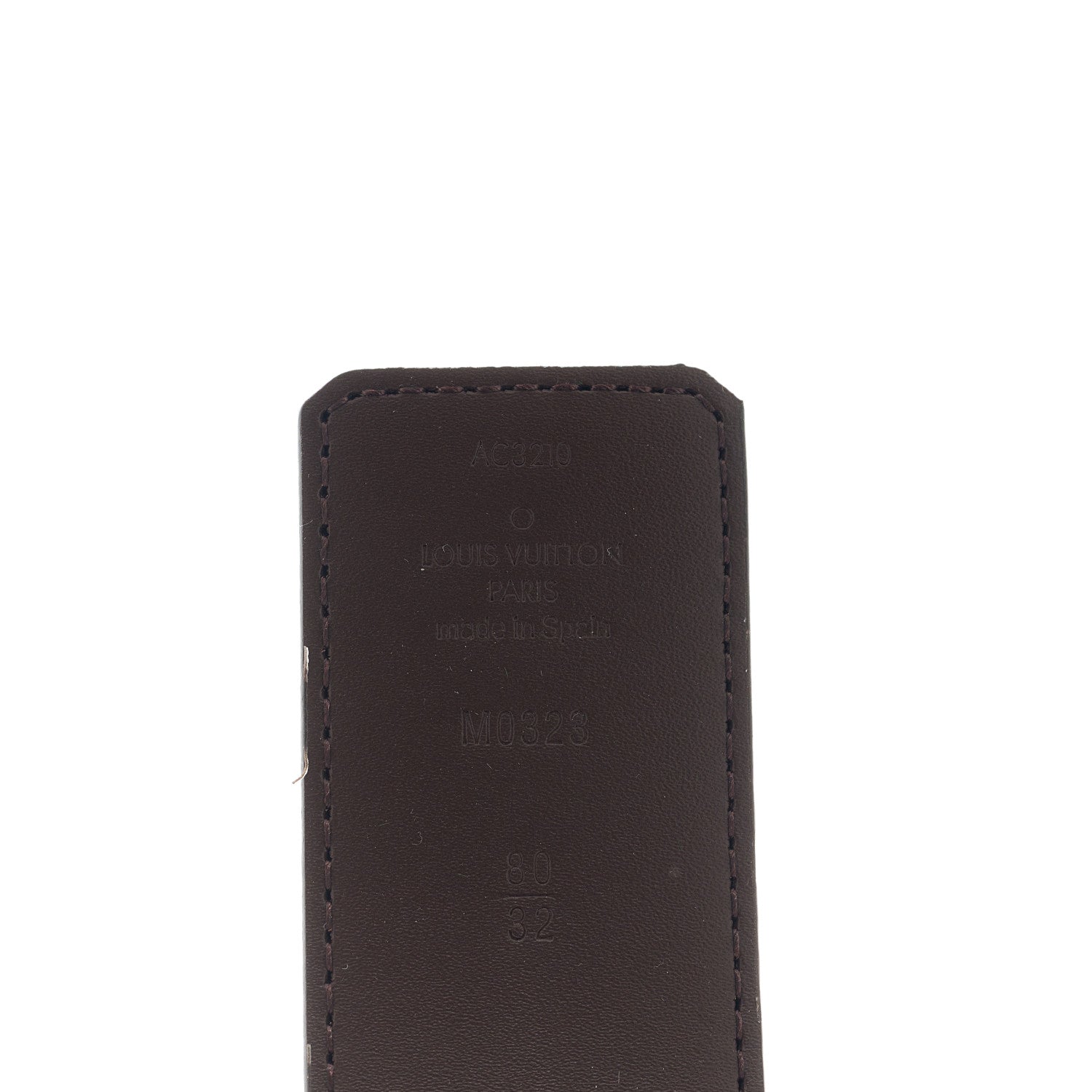 Louis Vuitton Monogram Calfskin 40mm LV Initiales Reversible Belt 80/32 Black 3 of 5