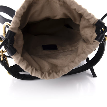 Chloe Smooth Calfskin Little Horses Embroidered Mini Roy Bucket Bag Full Blue 6 of 11