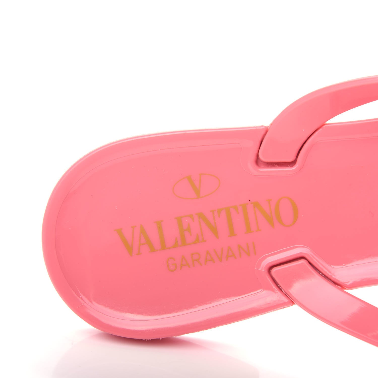 Valentino Garavani PVC Jelly Rockstud Bow Thong Sandals 37 Sweet Pink 8 of 10
