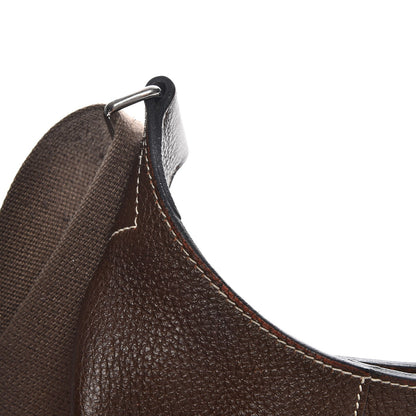 Hermes Taurillon Clemence Sac Goodnews GM Chocolate 9 of 10