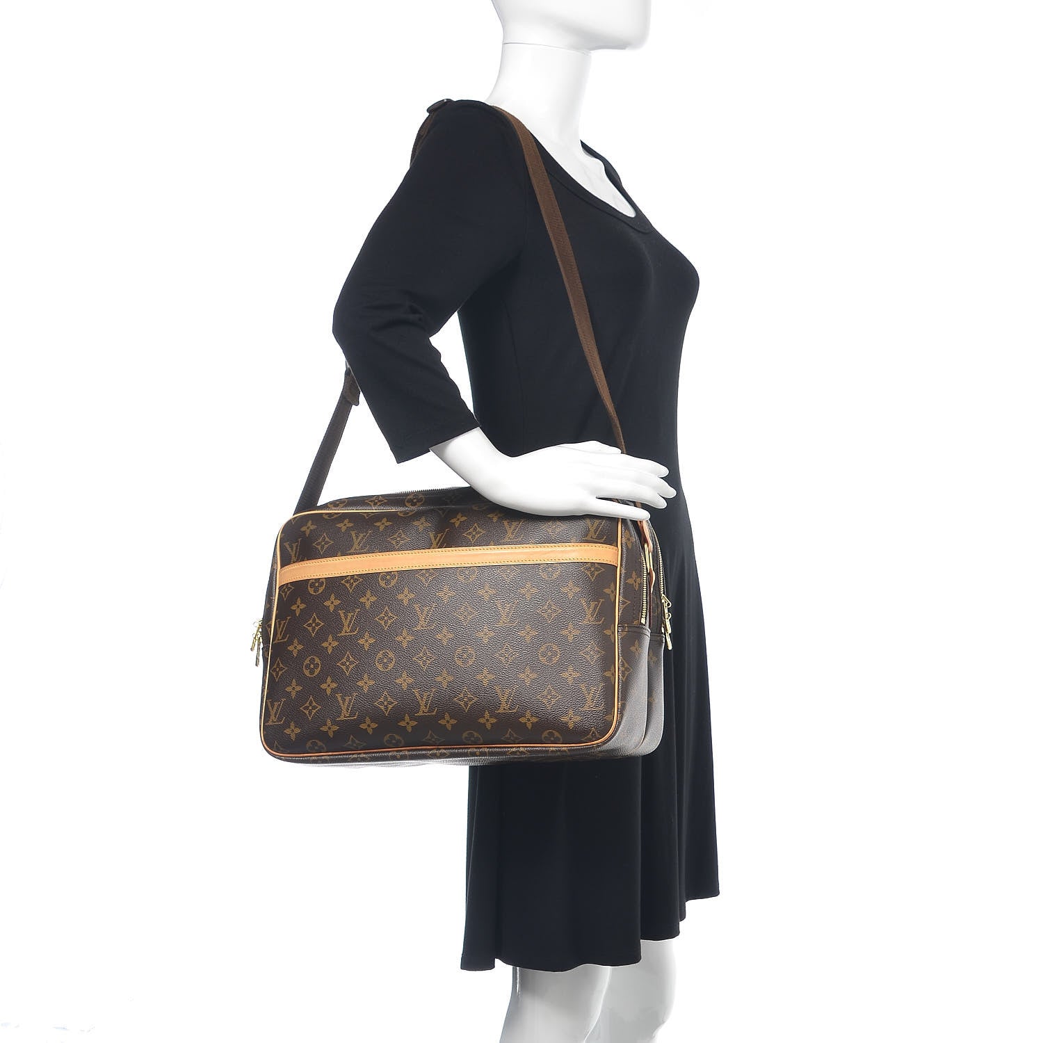 Louis Vuitton Monogram Reporter GM 2 of 10