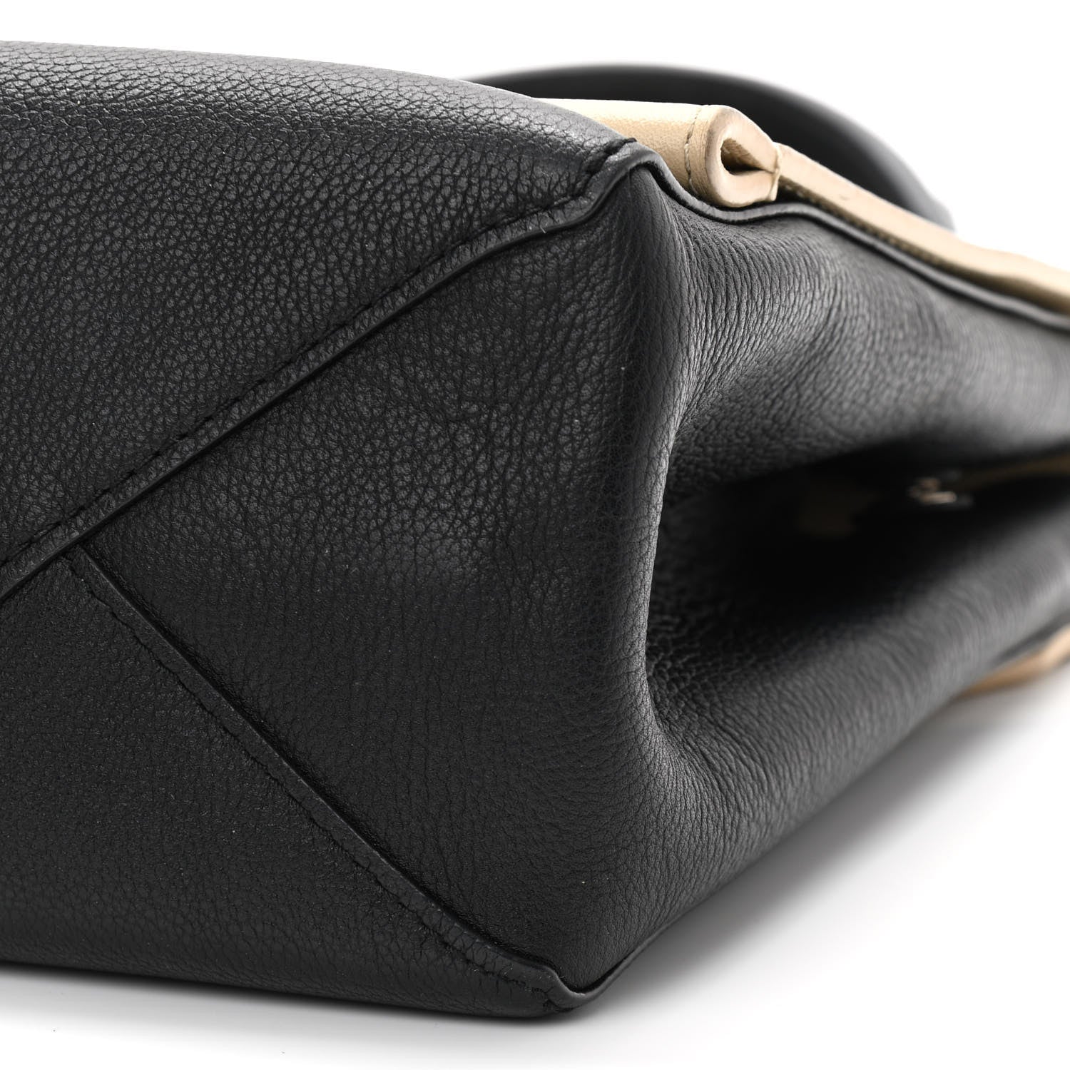 Louis Vuitton Soft Calfskin Lockme II Top Handle Vanille Black 10 of 16