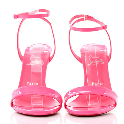 Christian Louboutin Patent Loubigirl 100 Sandals 38 Poupidou 2 of 8