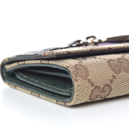Gucci Monogram Web Hasler Continental Wallet 8 of 10
