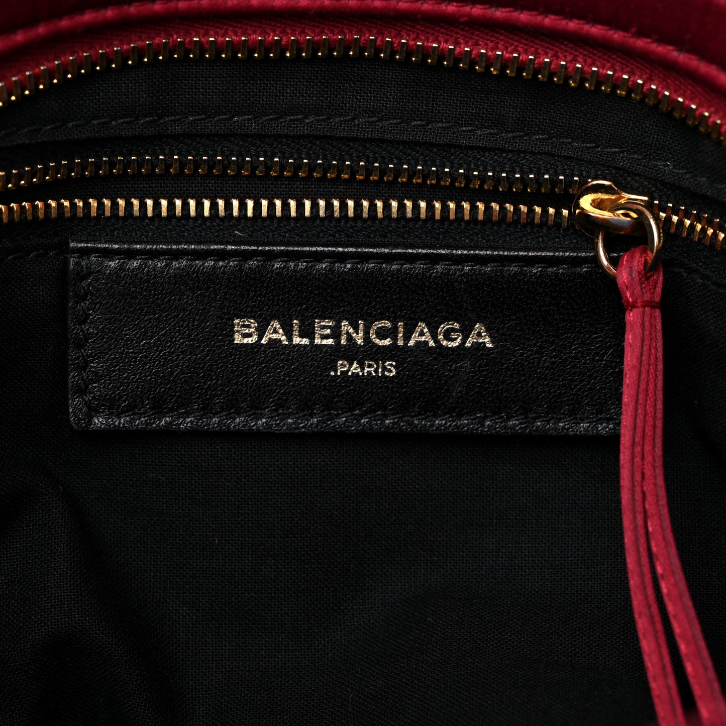 Satin Classic Gold Hardware City Red