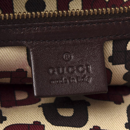 Gucci Guccissima Medium Punch Top Handle Tote Brown 8 of 11