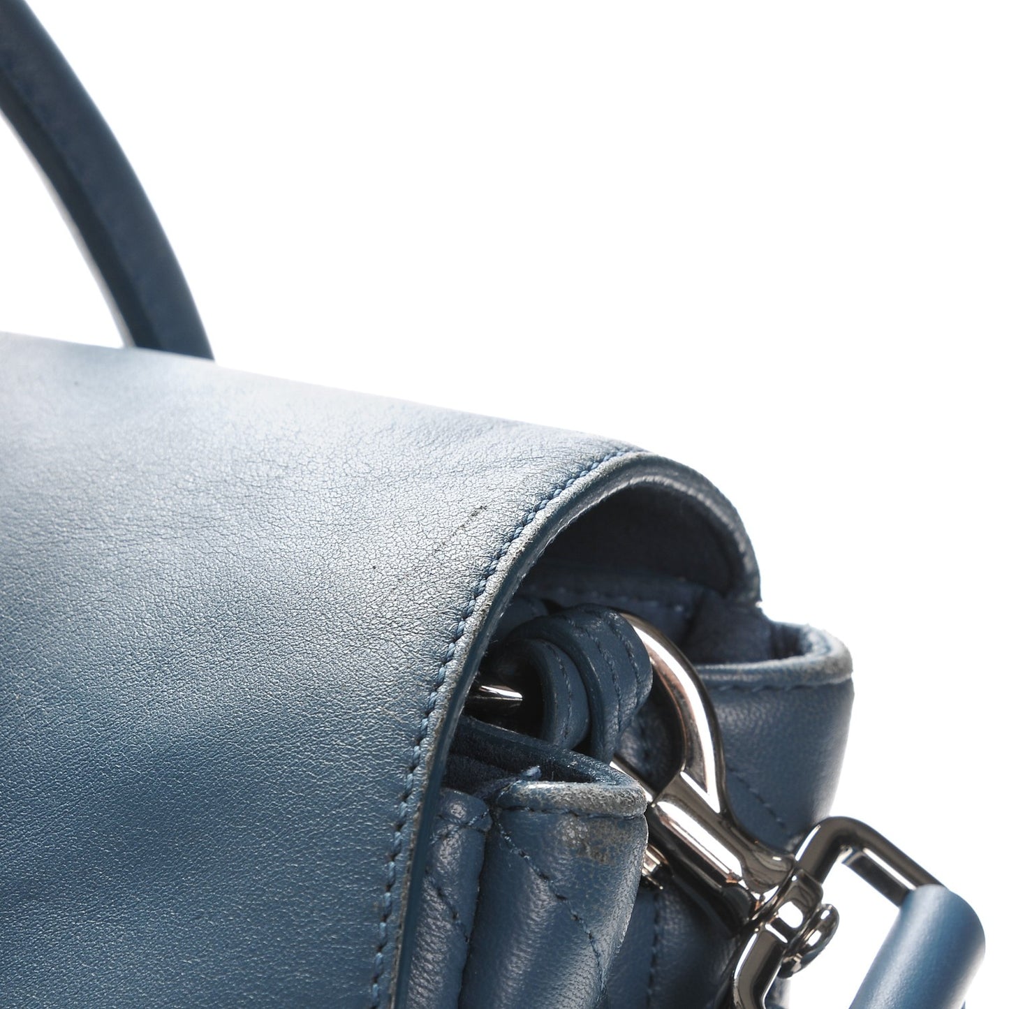 Nappa Quilted Cara Delevingne Convertible Bag Blue